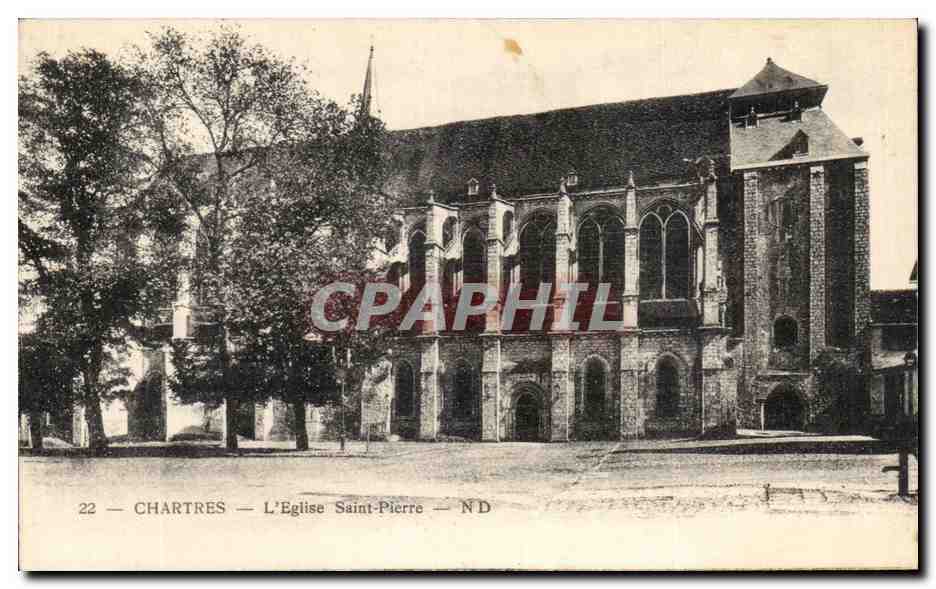 Chartres — L'Église Saint-Pierre — ND — Imp. R. Letellier, Paris
