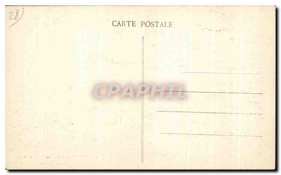 CPA Chateau d Anet Vestibule d entree et grand escalier construit par le Duc de Vendome  — Rückseite