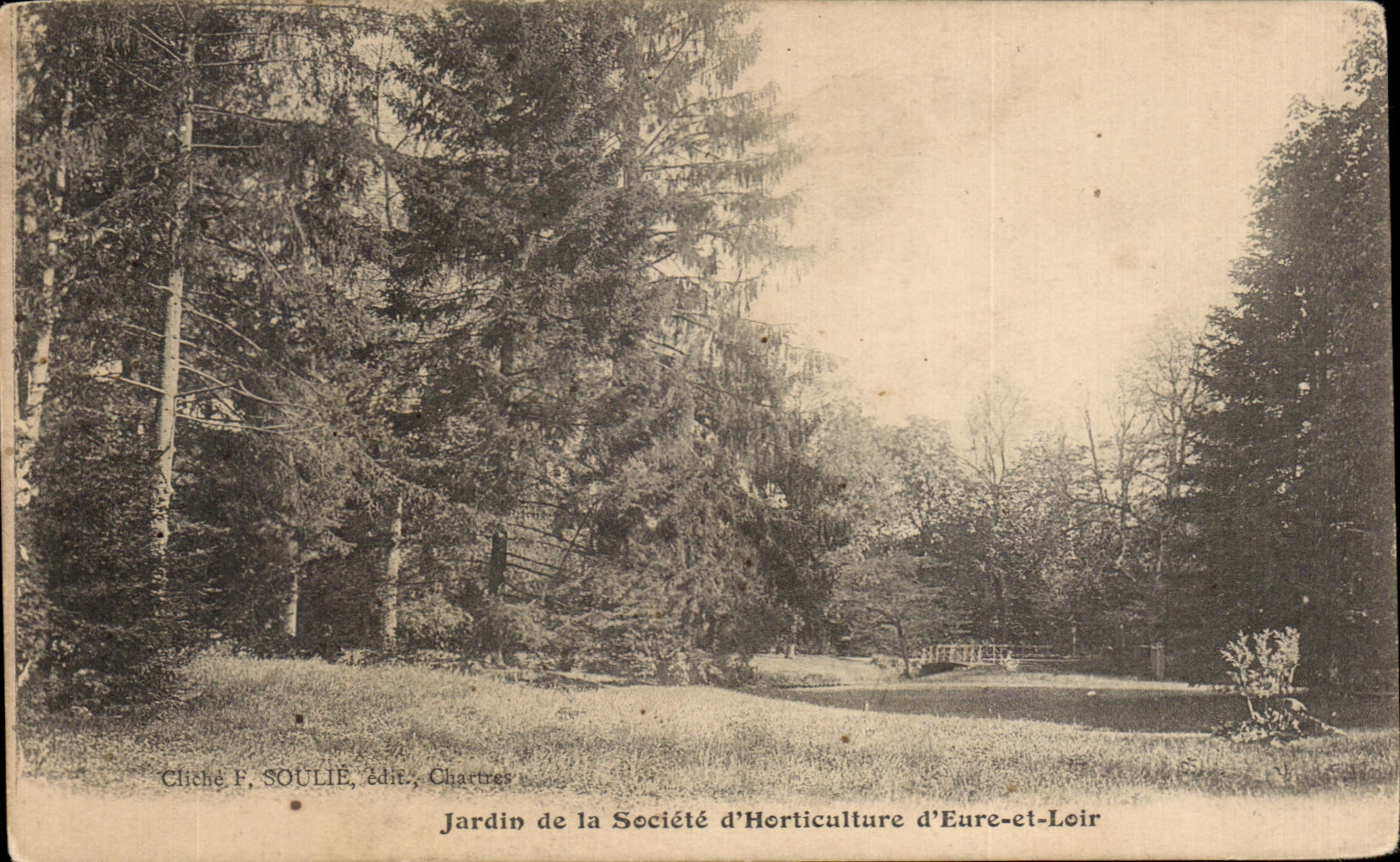 Garten der Gesellschaft für Gartengeschäfte Eure-et-Loir — Chartres — Cliche F. SOULIE, Verlag