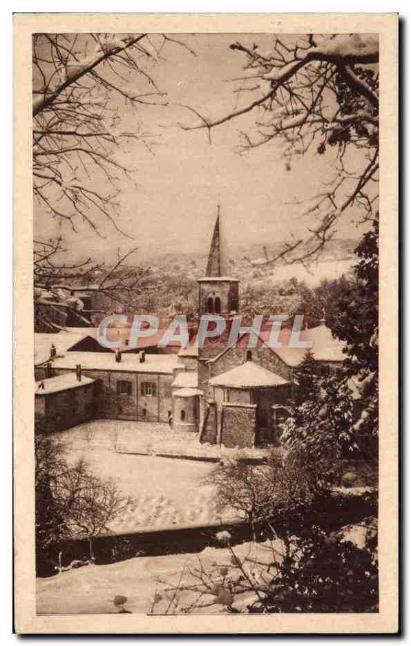 Absayé de N.-D. d'Aiguebelle — par Grignan (Drôme) — Sous la neige