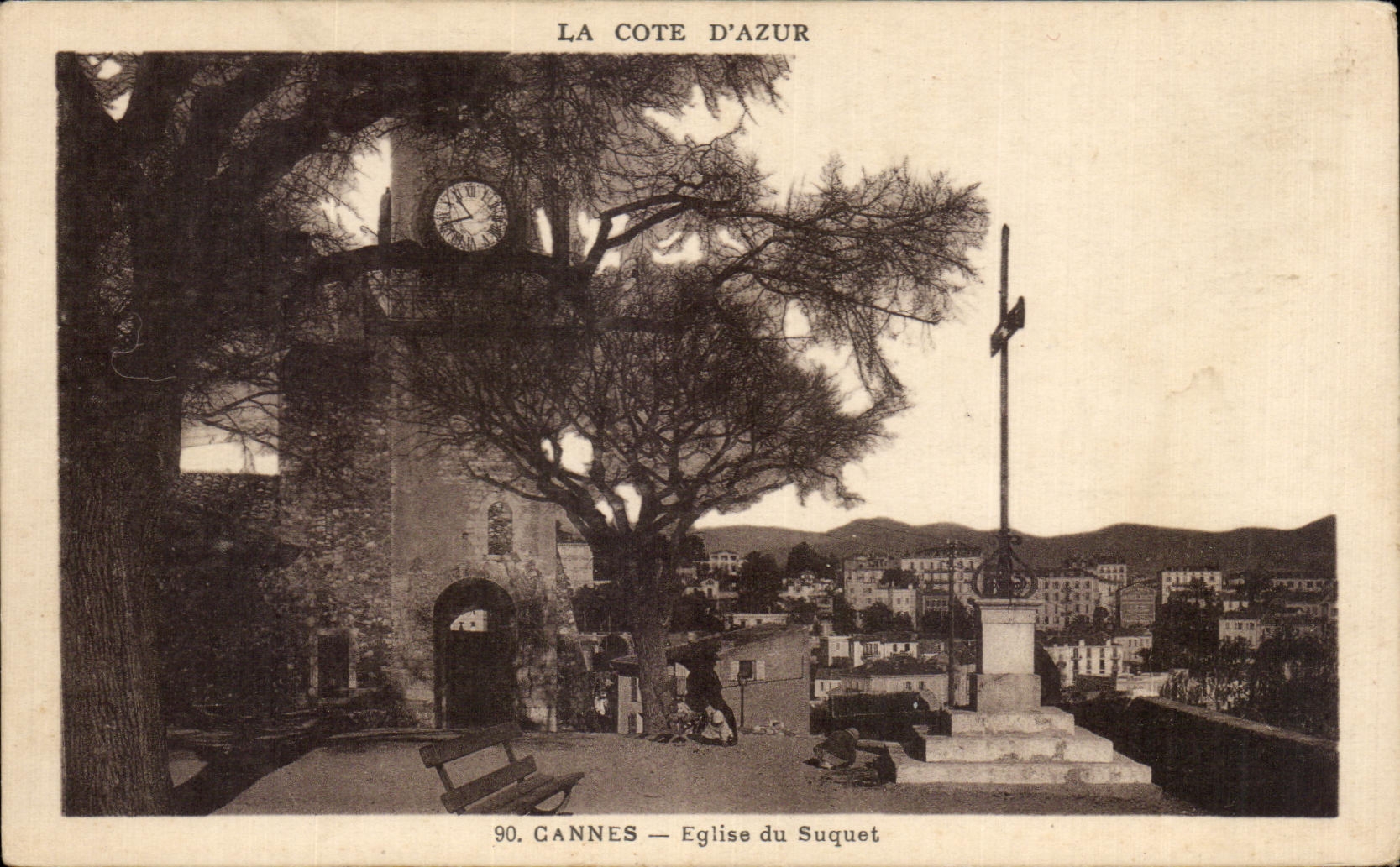 CPA Cannes Eglise du Suquet