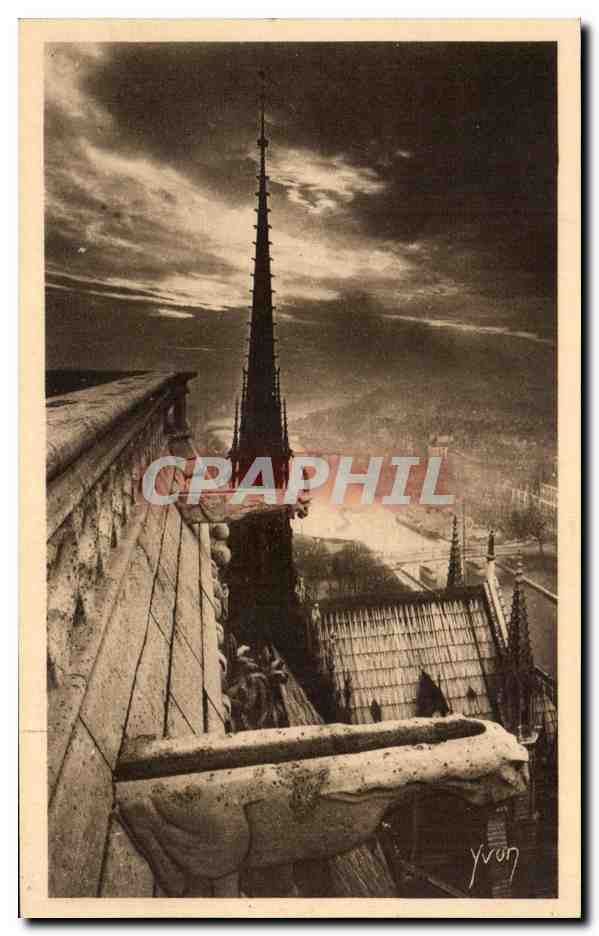 CPA Paris Notre Dame de Paris Le Transept
