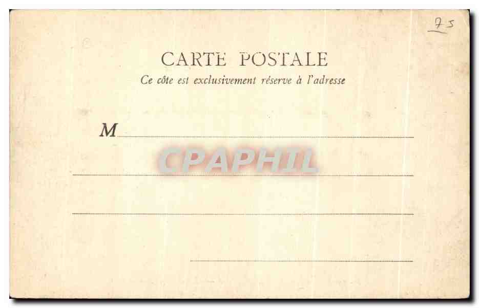 CPA Paris Le Bois de Boulogne en Automne Autour du Grand Lac — Verso