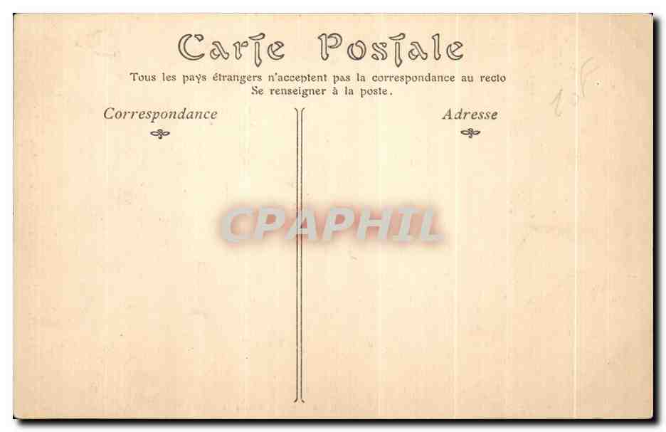 CPA Paris Hotel des Invalides le Tombeau de Napoleon 1er — Verso