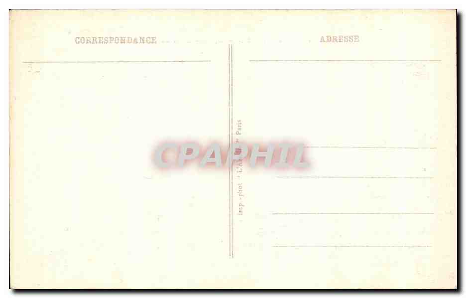 CPA Paris L Arc de Triomphe de l Etoile — Rückseite