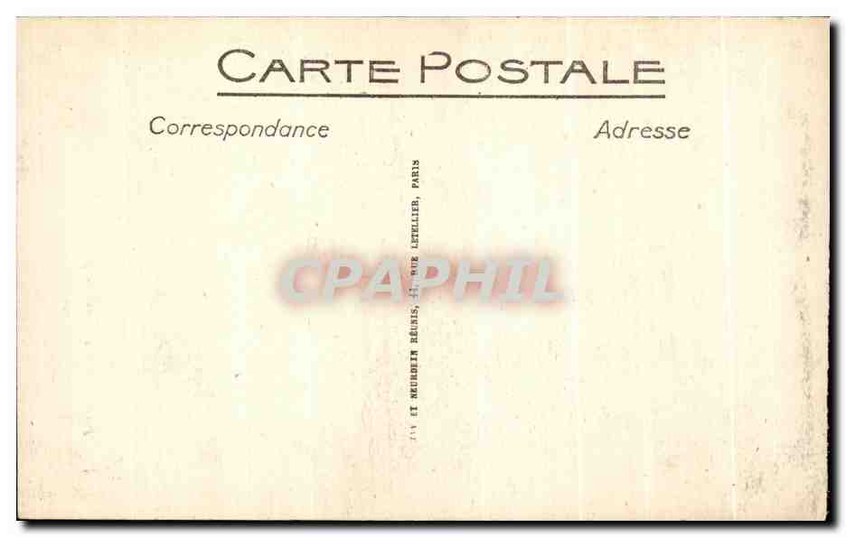 CPA Paris La Sante Chapelle — Verso