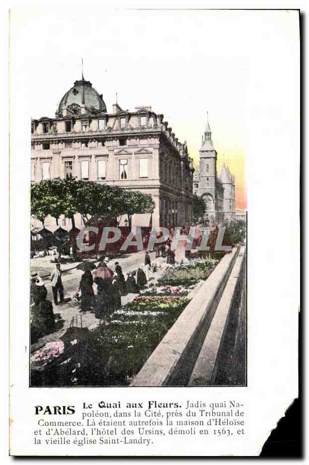 CPA Paris Le Quai aux Fleurs
