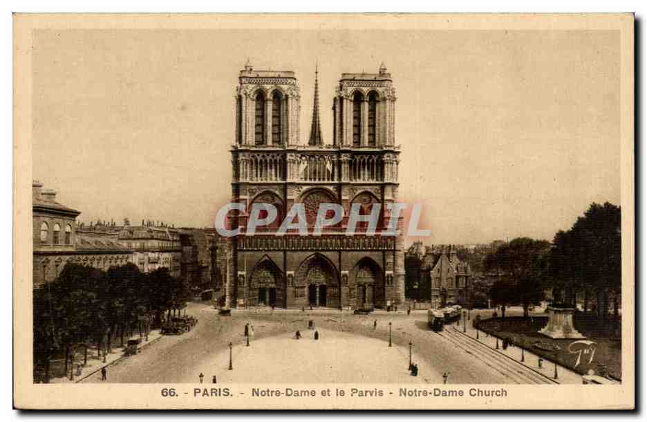 CPA Paris Notre Dame et le Paris