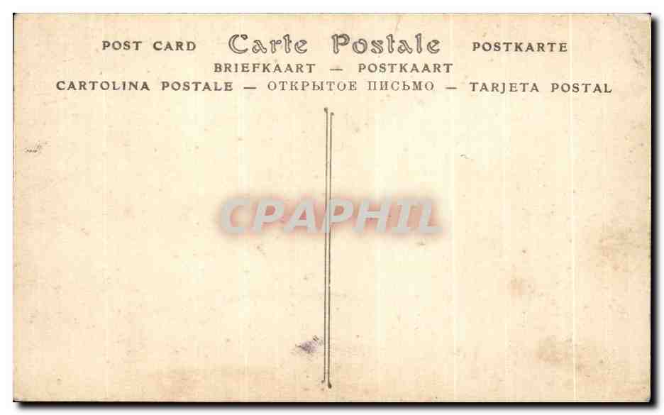 CPA Paris Le Pont Royal et les Tuileries Louvre — Verso