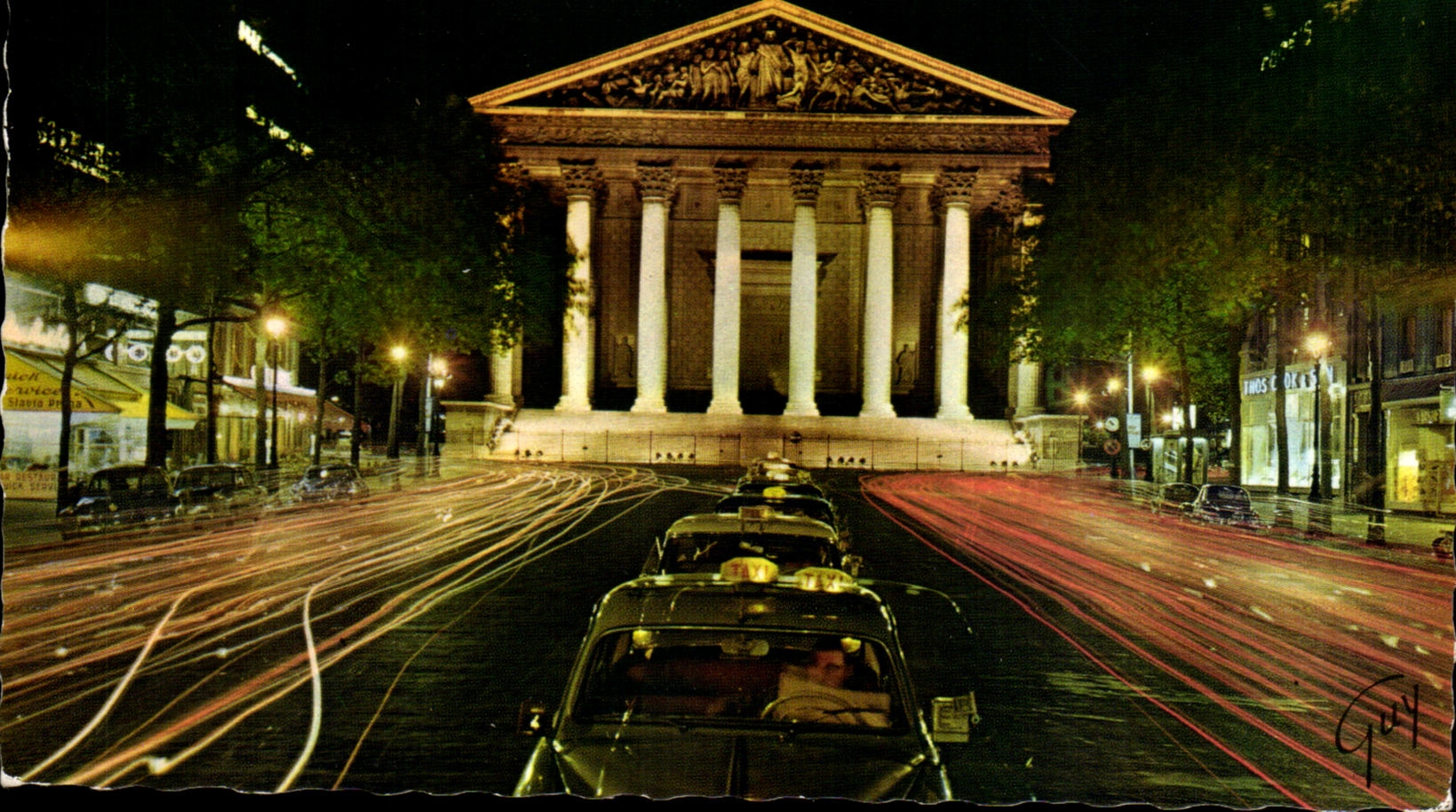 CPSM Paris et ses Merveilles La rue Royal et eglise de la Madeleine 