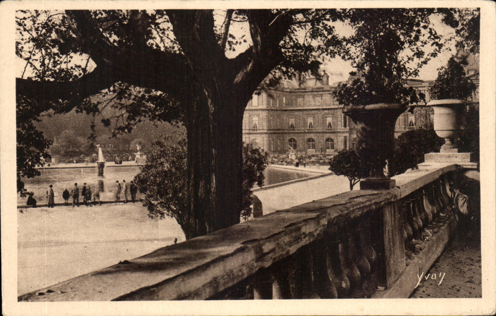 CPA Paris Jardin du Luxembourg Luxembourg Gardens