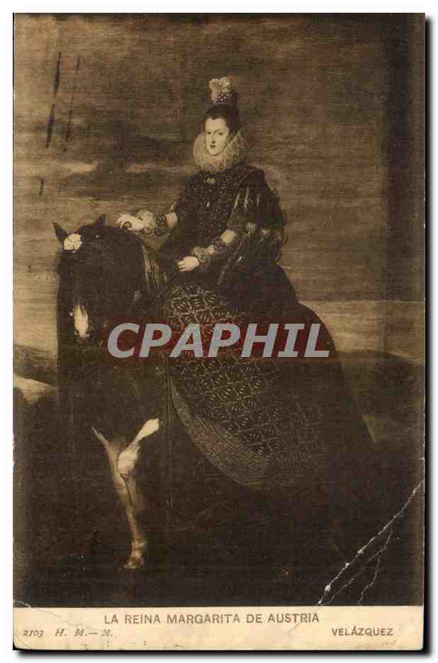 Queen Margarita of Austria — painting by Velázquez — H.M.-M. n° 2103