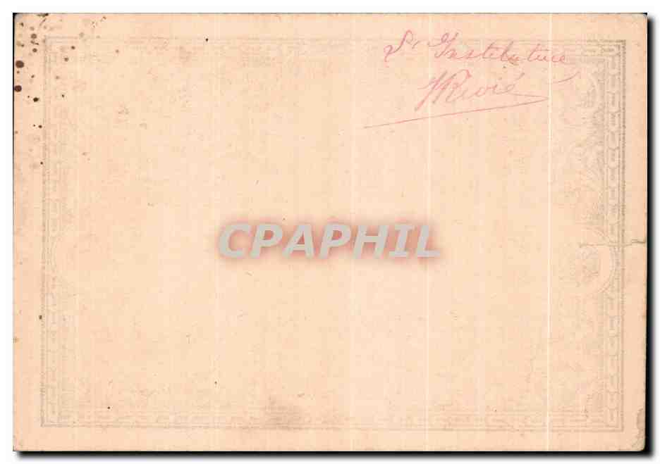 Billet D Honneur Esquirol Charles  — Rückseite