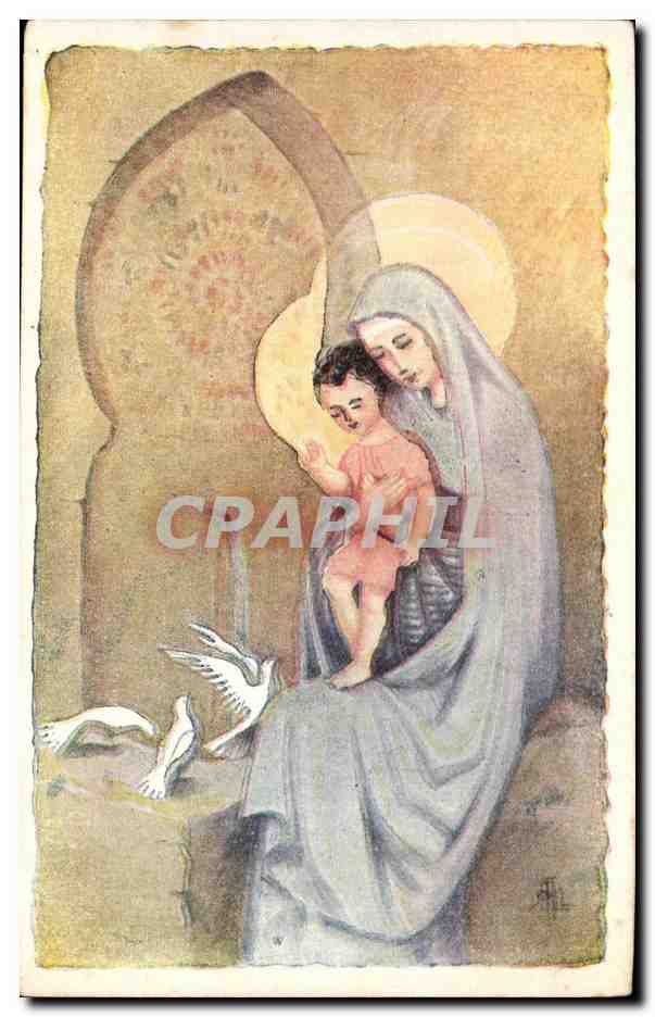 CPA Notre Dame du Maroc Priere