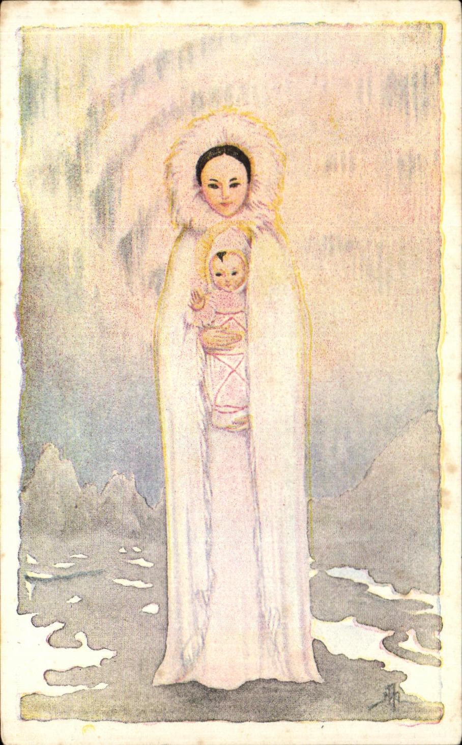 CPA Oeuvre Pontificale De La Sainte Enfance Notre Dame du Pole