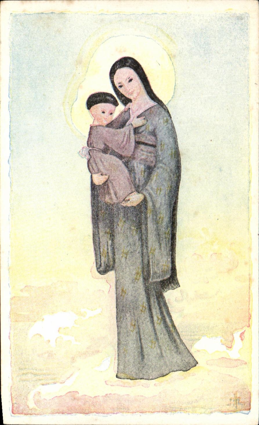 CPA Oeuvre Pontificale De La Ste Enfance Notre Dame du Japon