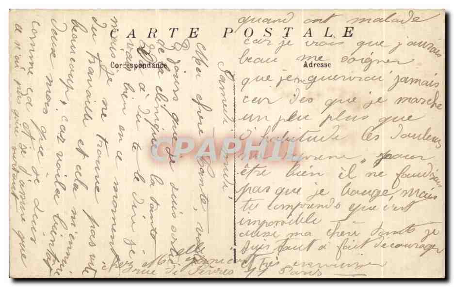 Jésus portant la couronne d'épines — peinture de Carlo Dolci — éditeur non visible — Verso