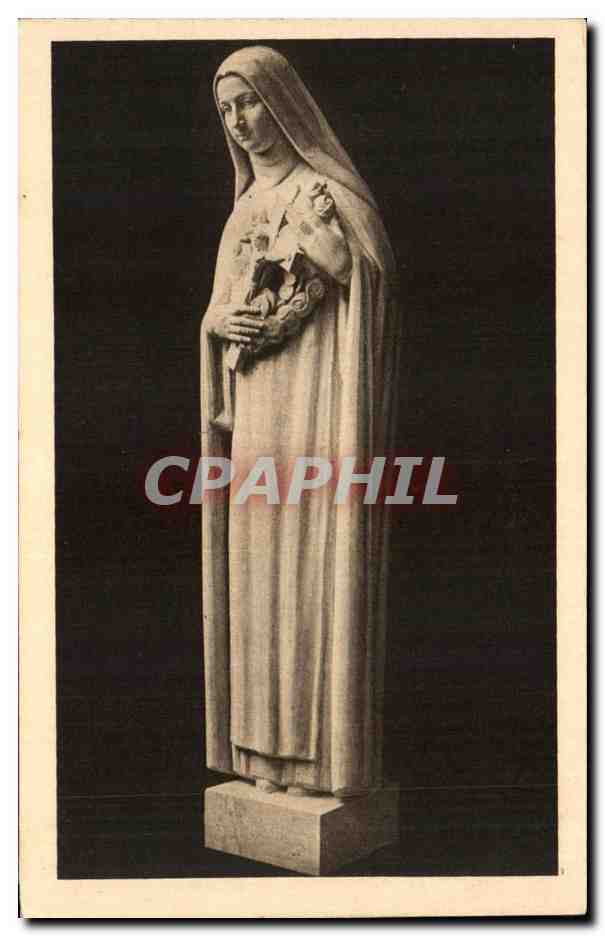 Statue de la Vierge Marie — éditeur non visible — série non identifiable