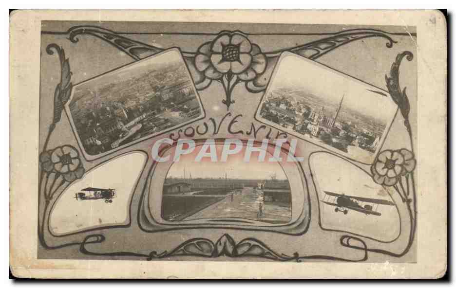 CPA Fantaisie Avions Aeroplanes