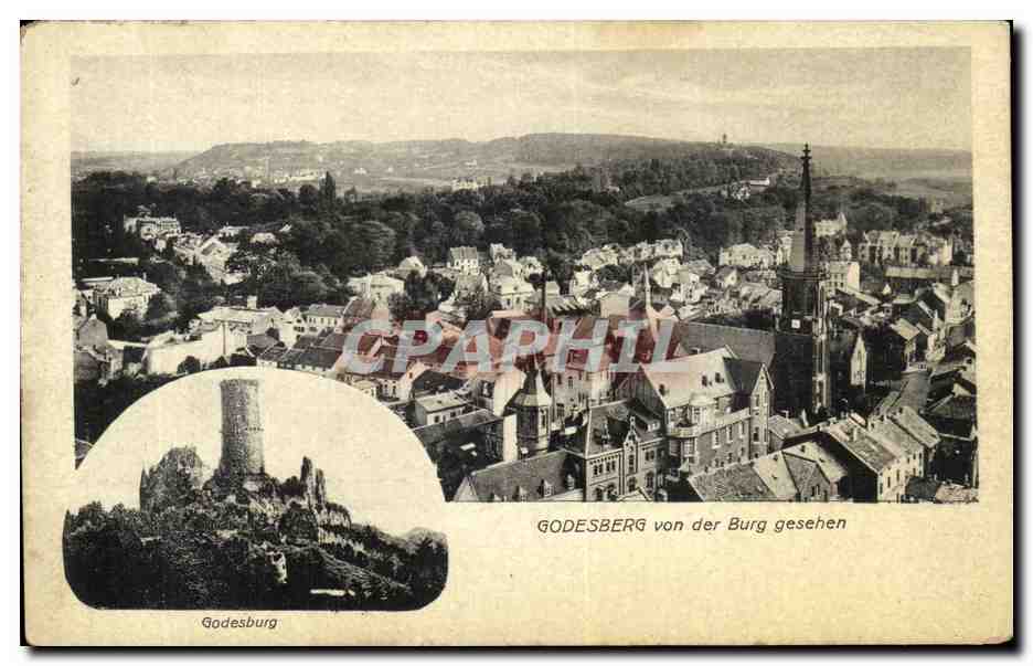 CPA Godesberg von der Burg gesehen