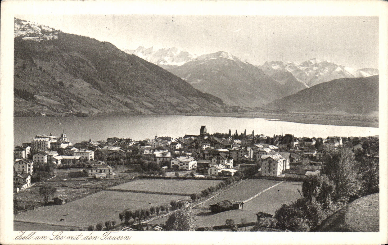 CPA Zell am See mit den Fauern