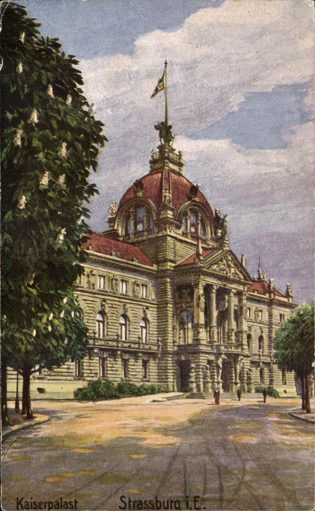 CPA Kaiserpalast Strassburg