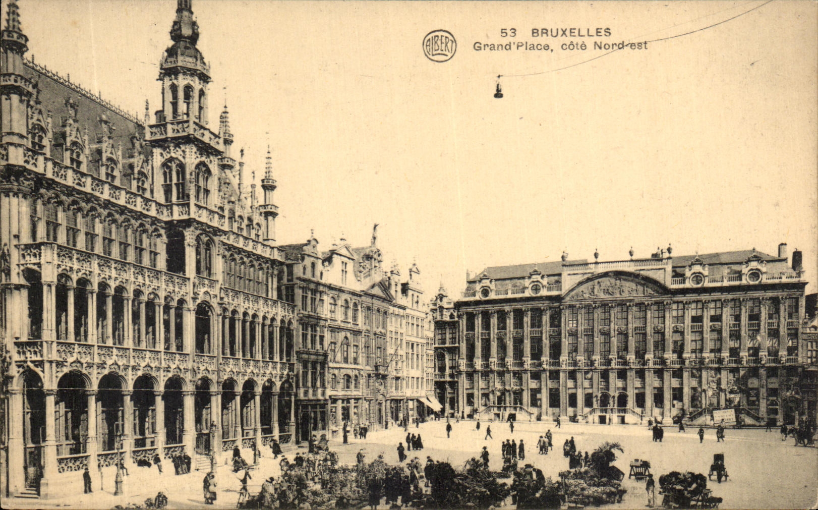 CPA Bruxelles Grand Place Cote Nord est