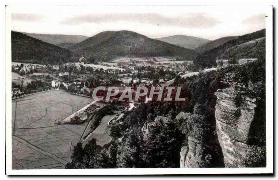 CPA Herrenalb Schwarzwald Blick vom Falkenstein