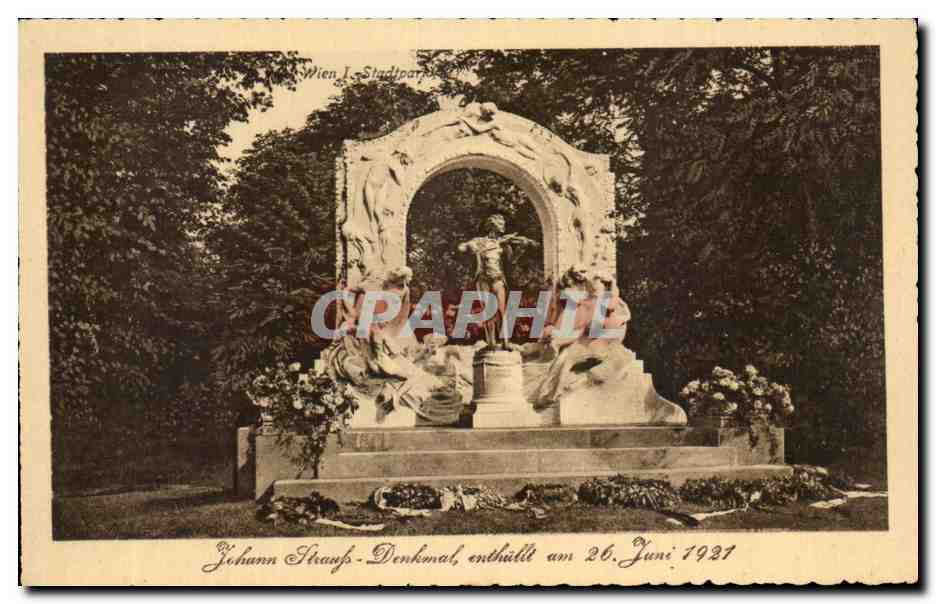 Johann Strauß-Denkmal — Wien I, Stadtpark — éditeur CPAPHIL, n° 16462