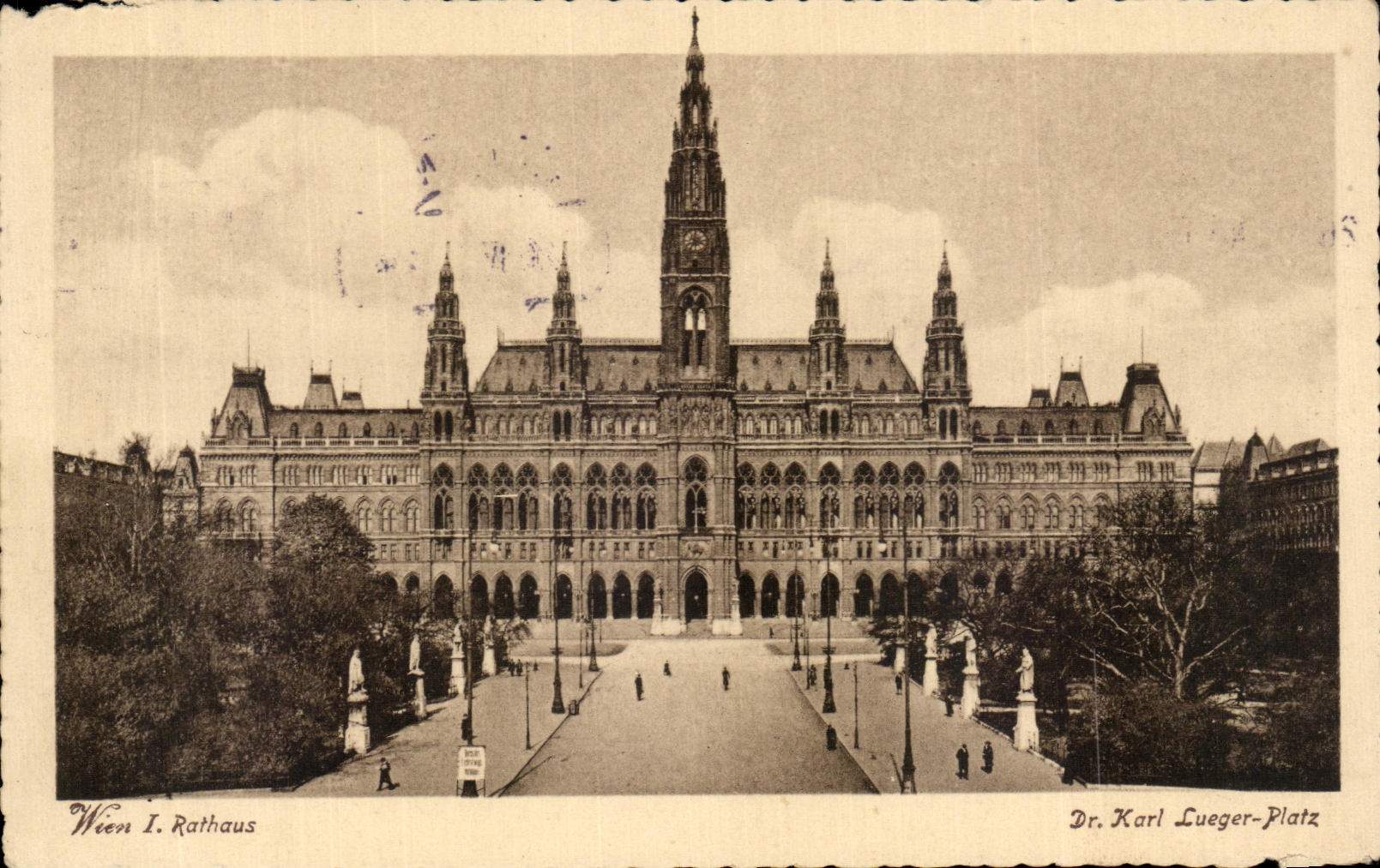 Vienne I, Rathaus — Dr. Karl Lueger-Platz — éditeur non identifié, n° de série non visible
