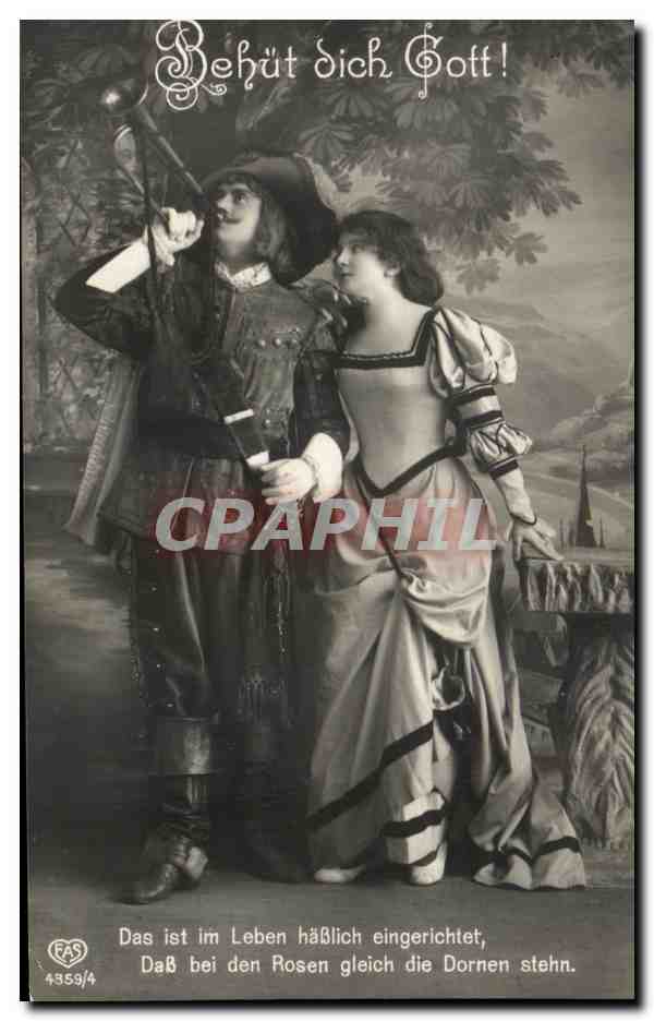 CPA Das ist im Leben Hablich eingerichter Folklore Costume Chausseur Princesse