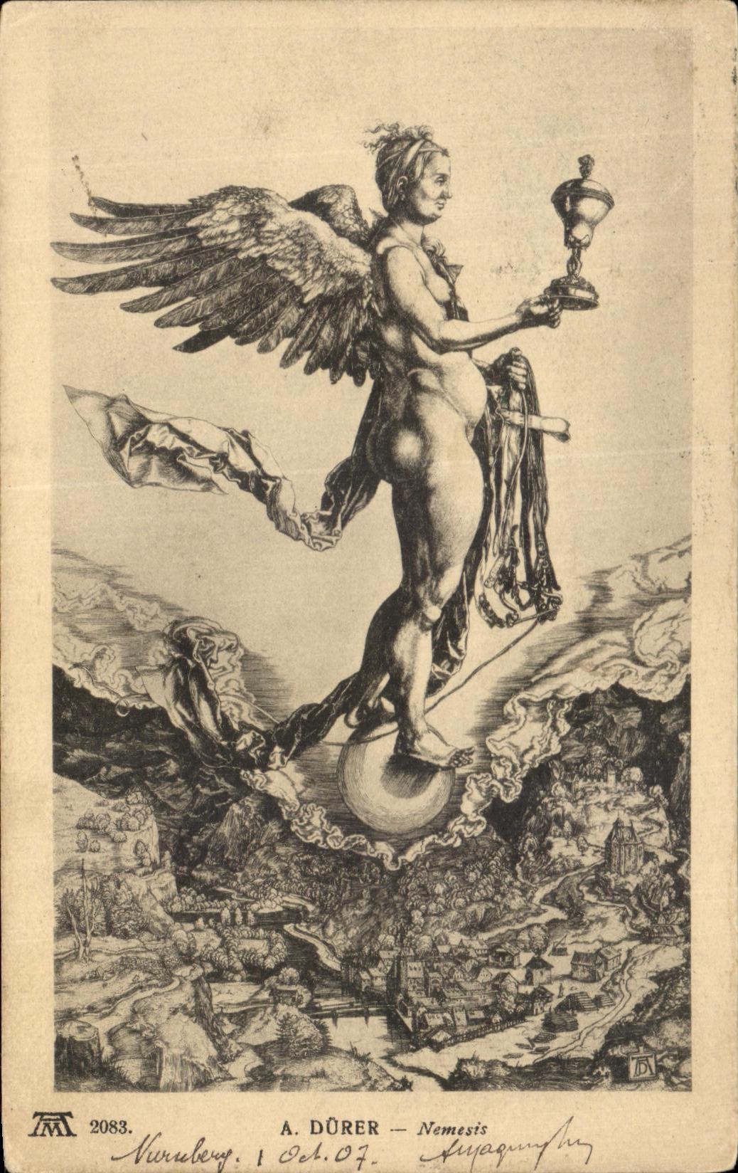 CPA A Durer Nemesis