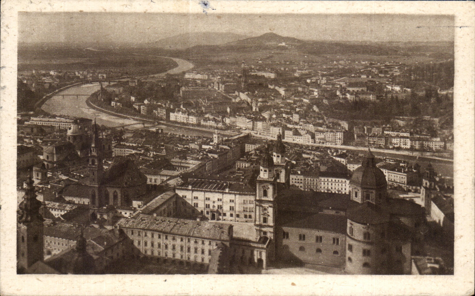 CPA Salzburg von der Festung