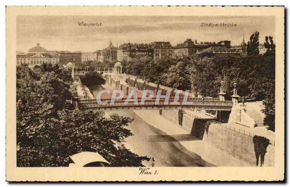 Wienportal — Stadtparkbrücke — P. Leugmann, Wien I.