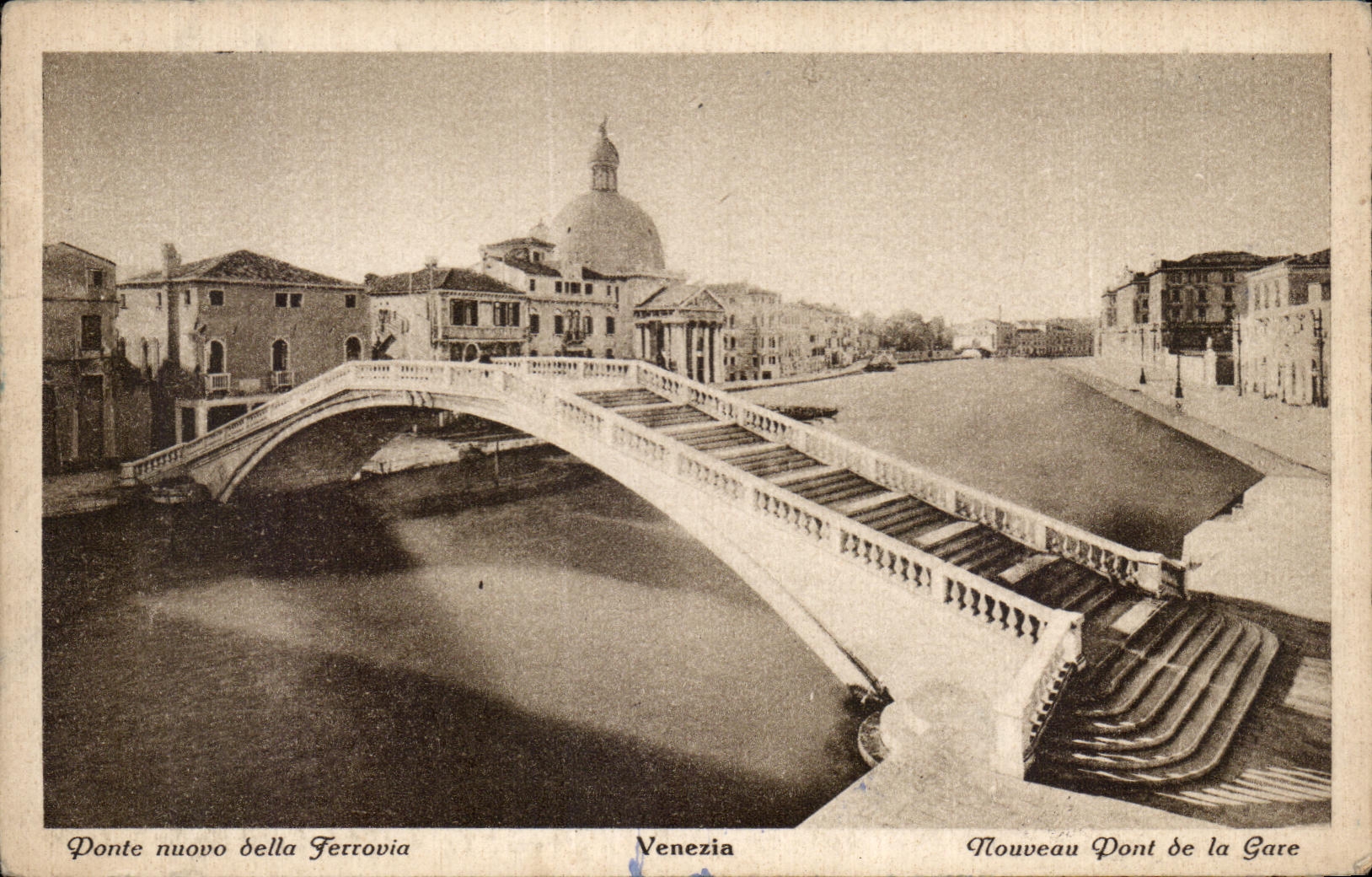 CPA Venezia Donte nuovo sella Ferrovia