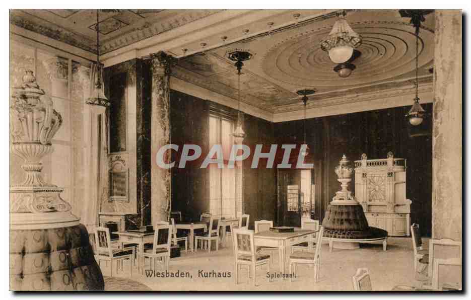 CPA Wiesbaden Kurhaus Spielsaal
