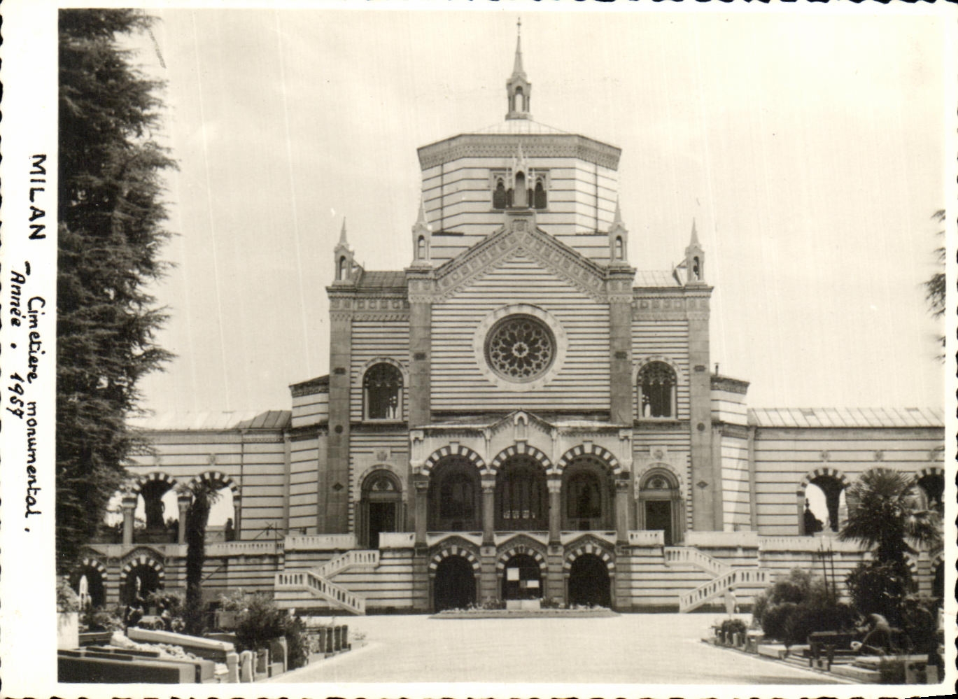 CPA Milan Cimetiere monumental 1959