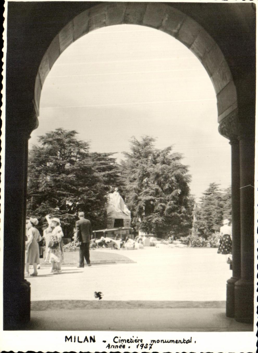 CPA Milan Cimetiere monumental 1957