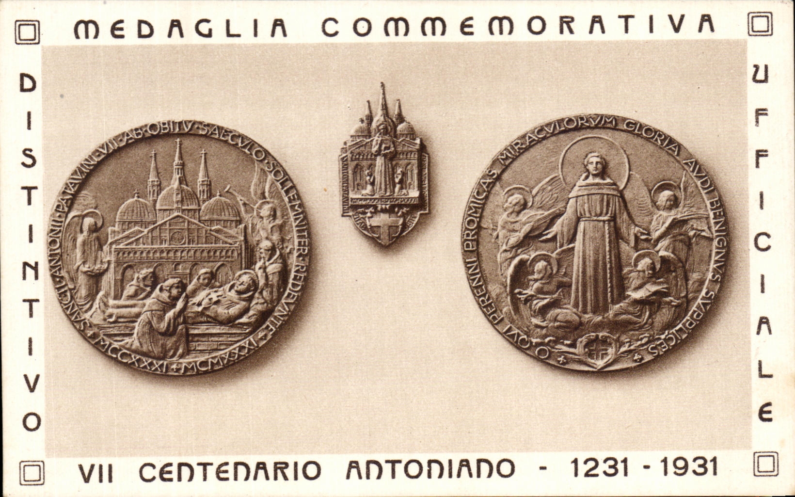 CPA Medaglia Commemorativa San Antonio