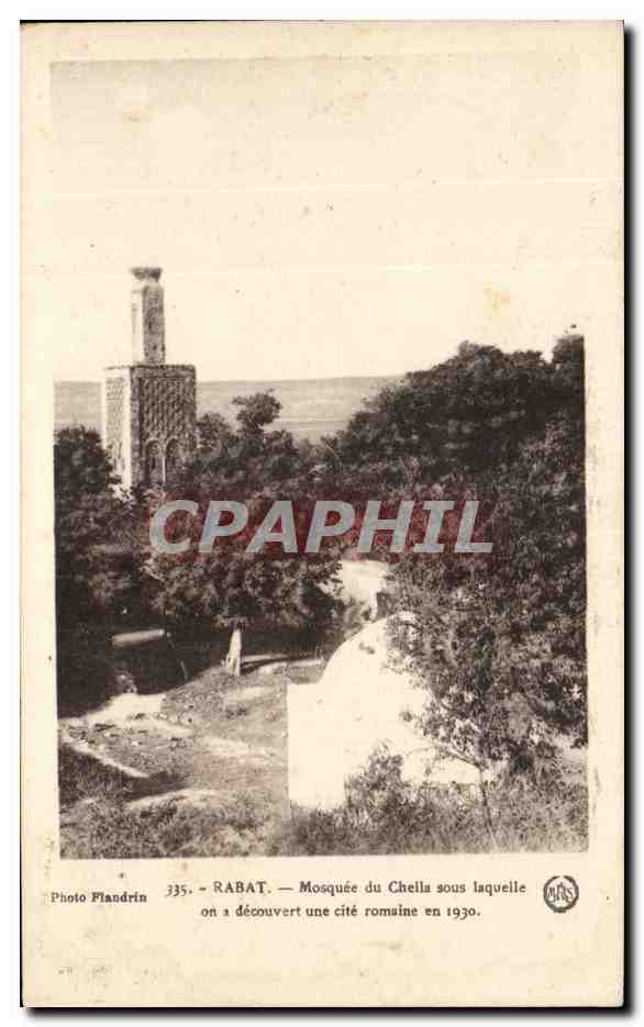 CPA Rabat Mosquee du Chella sous laquelle on a decouvert une cite romaine en 1930