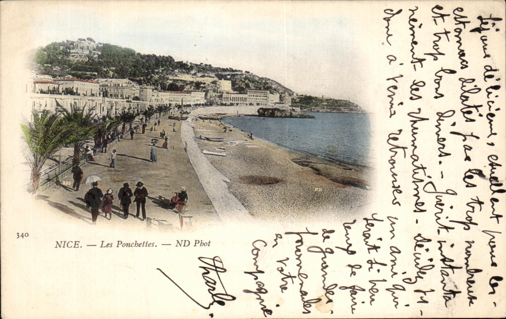 CPA Nice Les Ponchettes