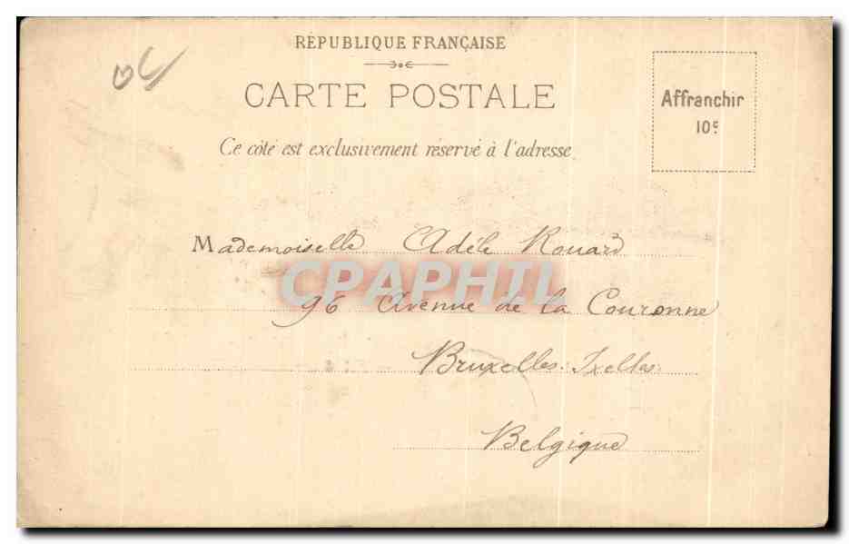 CPA Cannes Vue Prise de la Jetee — Rückseite