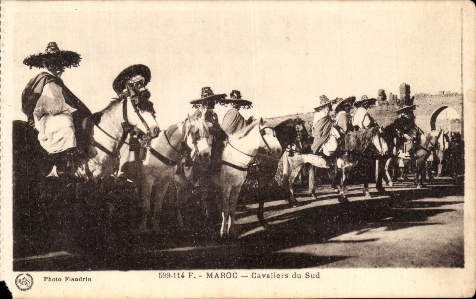 CPA Maroc Cavaliers du Sud Cheval Horse