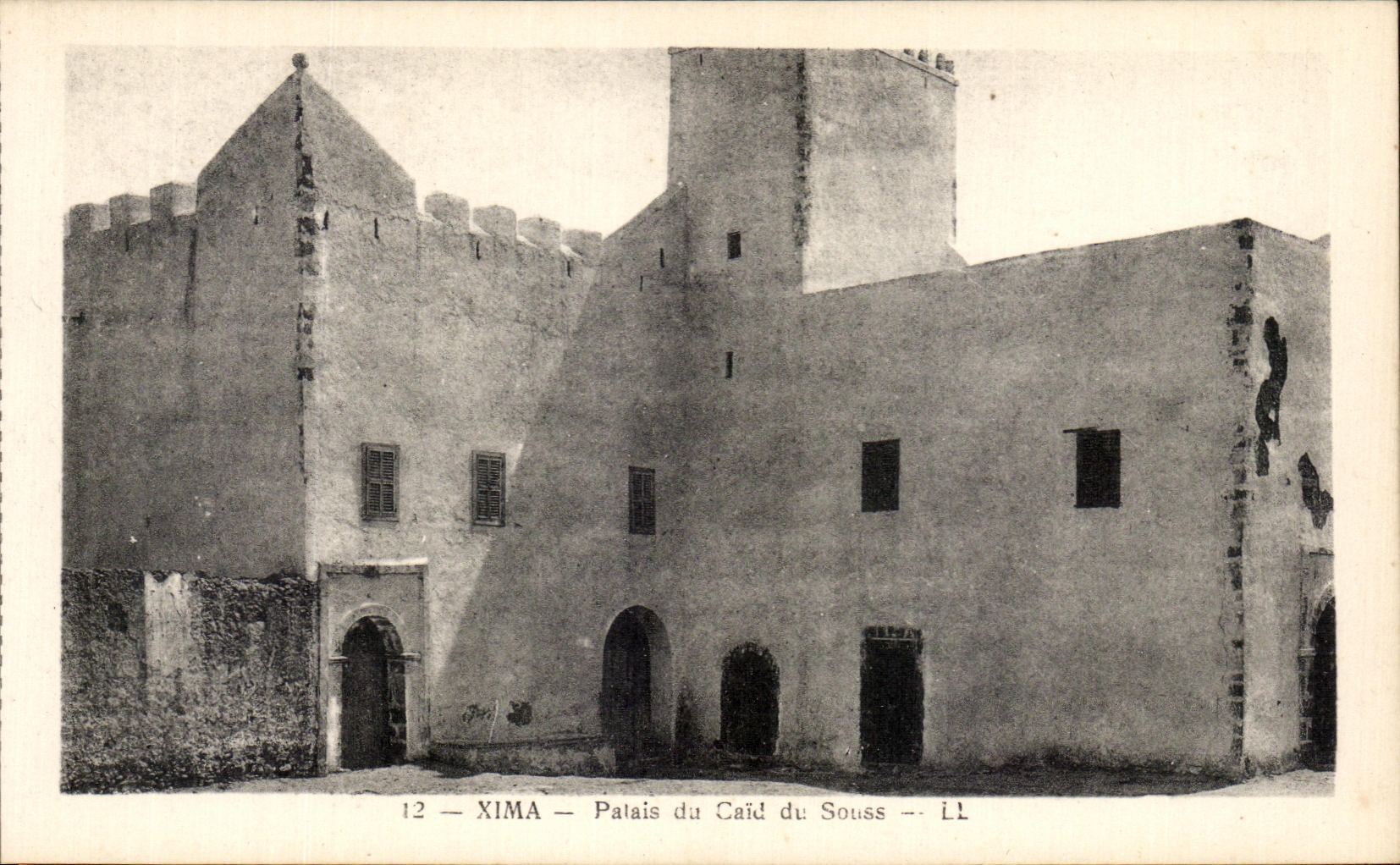 CPA Xima Palais du Caid du Souss Maroc 