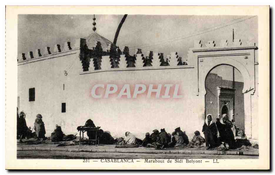 CPA Casablanca Marabout de Sidi Belyont Maroc
