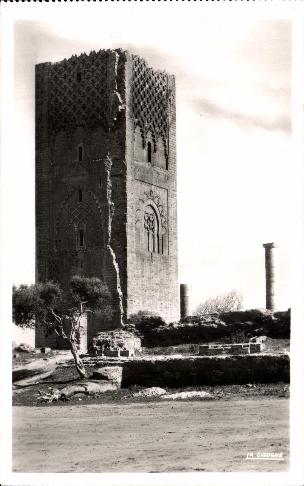CPA Rabat La Tour Hassan Maroc