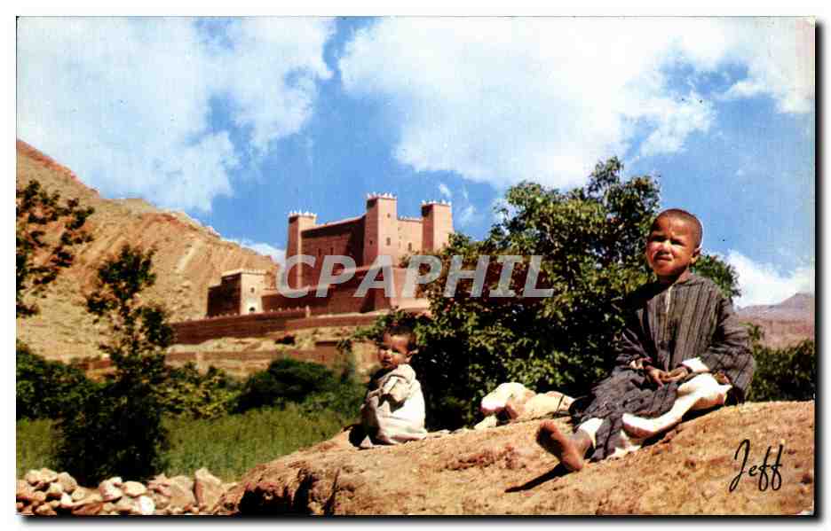 CPA Maroc Pittoresque Poesie du Sud Pictureque Morocco Poetry of South