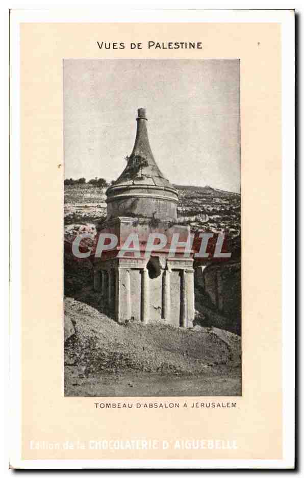 CPA Vues De Palestine Tombeau D Absalon A Jerusalem