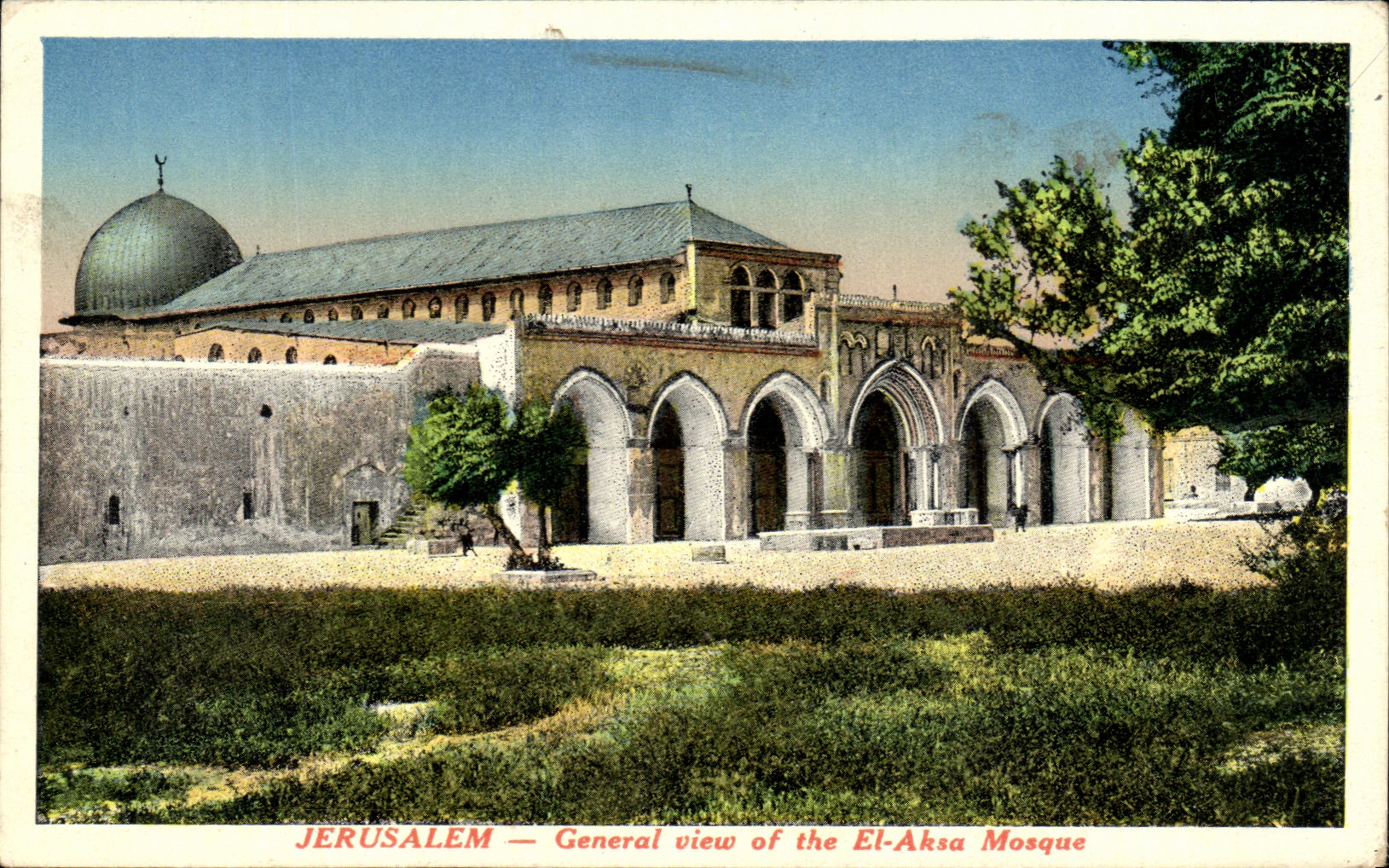 CPA Jerusalem General view of the El Aksa Mosque israel