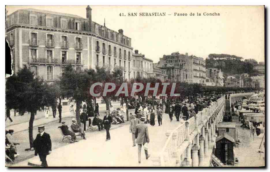 CPA San Sebastian Paseo de la Concha